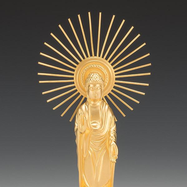 SG-1003 純金製 阿弥陀如来像 御東(小)の画像