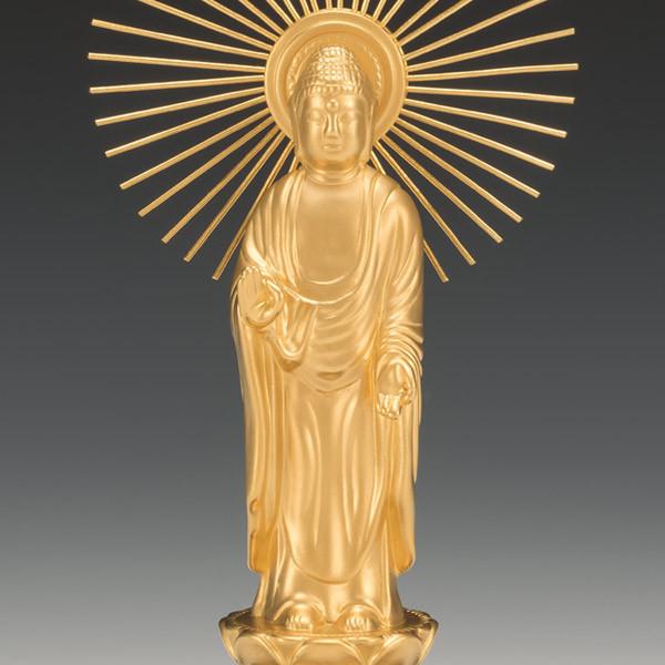 SG-1002 純金製 阿弥陀如来像 御東(中)の画像