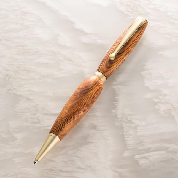 ZA-1070 神木 屋久杉ボールペン「虎杢」 ボールペン 三 色