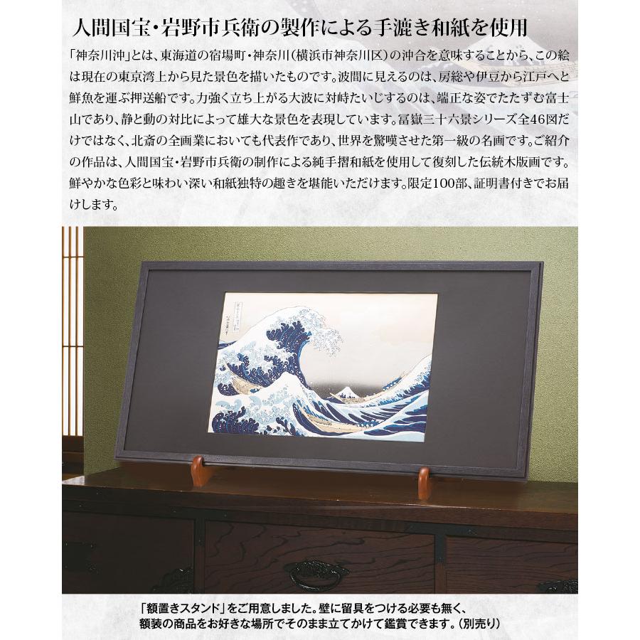 NK-1028 葛飾北斎「富嶽三十六景 神奈川沖浪裏」 初摺限定100部 NK-1028 葛飾北斎「富嶽三十六景 神奈川沖浪裏」 初摺限定100部