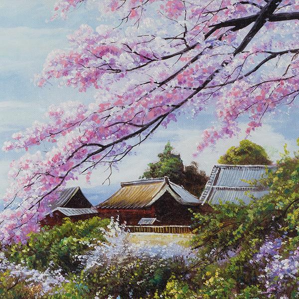 爛漫の桜 F8号 ( 肉筆画)