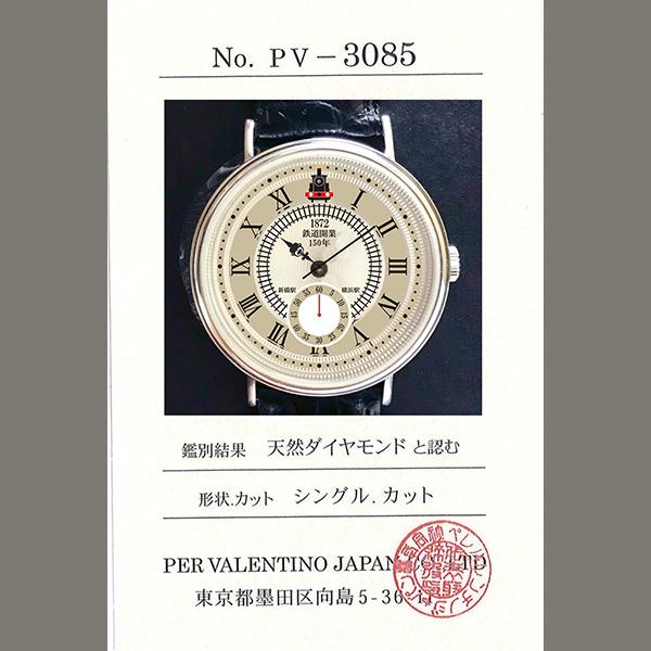 ZA-1088/ZA-1089 鉄道開業150周年記念時計＜男性用＞＜女性用