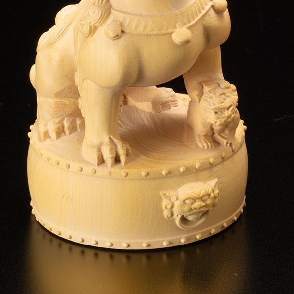 時代提げ物　黄楊木彫刻　犬　根付　M　R7617 KW-1362 黄楊彫り 狛犬 〈一対〉 : 三宝堂Yahoo!店 - 通販 - Yahoo