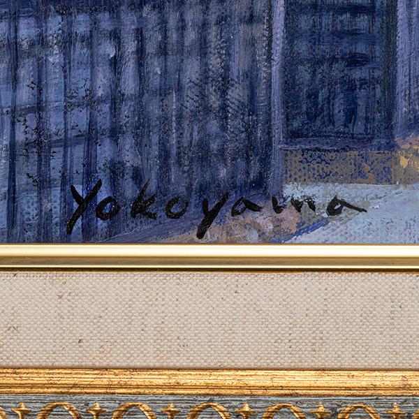 YO-1042 肉筆油彩画 角館の桜路 6号の画像
