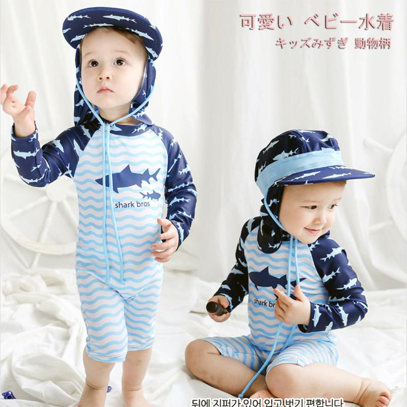 ベビー 水着 男の子 おしゃれ キッズ水着 かっこいい男の子水着 スクール水着 キッズ 長袖 キッズみずぎ 動物柄 ベビースイミング小学校 日焼け防止 販売実績no 1