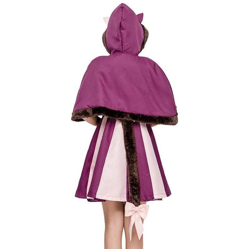 ハロウィン 仮装 チェシャ猫 コスプレ 動物 猫 大人 レディース 可愛い 猫耳 マント しっぽ付 紫 衣装 イベント パーティ仮装 文化祭 学園祭 演出服 Swsj5 吉祥三宝 通販 Yahoo ショッピング