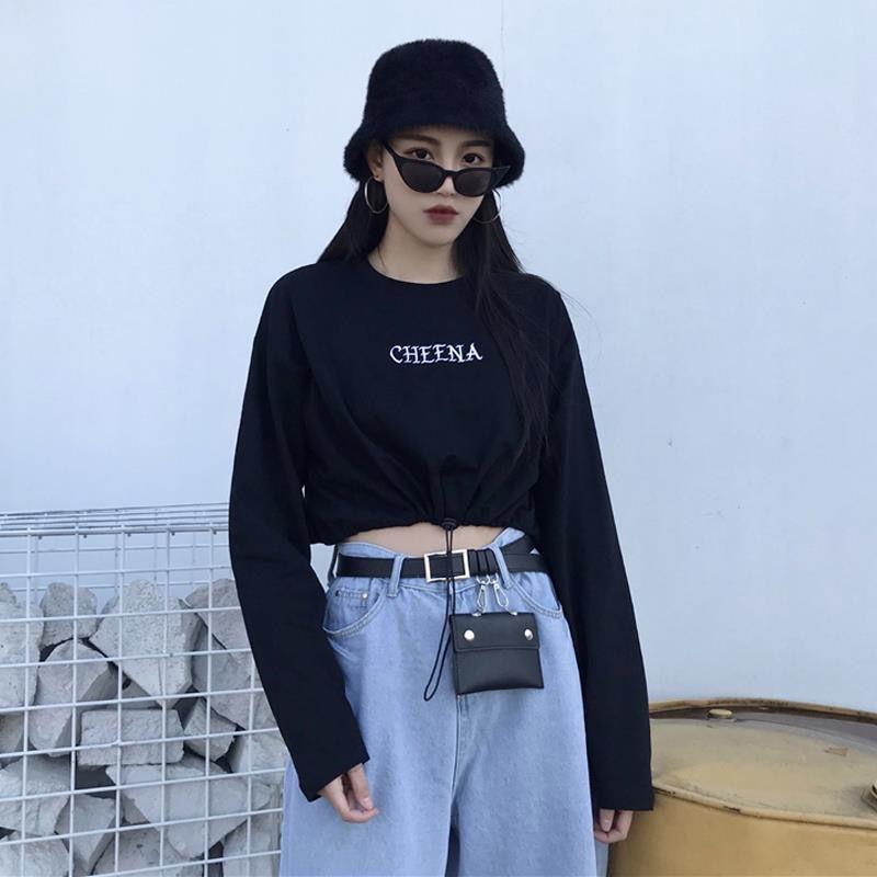 韓国ファッショ トレーナー パーカー トップス 長袖 ストリート風 へそ出し ショート丈 レディース ダンス カジュアル 春夏秋 ゆるい 原宿系 2色選べる Yk71 吉祥三宝 通販 Yahoo ショッピング