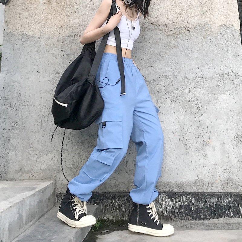 韓国ファッション ズボン 原宿風 ヒップホップ 運動パンツ レディース 復古風 ズボン ダンスウェア ゆったり ストリート 酷スタイルえるクール系衣装 Zg80 吉祥三宝 通販 Yahoo ショッピング