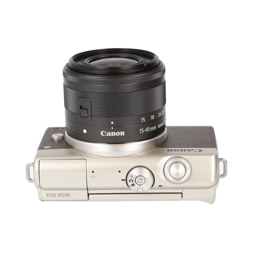 新品Canon EOS M200レンズキットゴールドメーカー保証付き | sweatreno.com