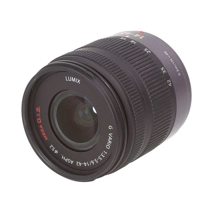 Panasonic LUMIX G VARIO 14-42mm F3.5-5.6 ASPH O.I.S ASPH. MEGA O.I.S.【AB】