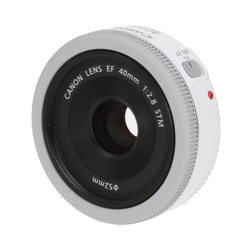 Canon EF40 ホワイト F2.8 STM 【AB】