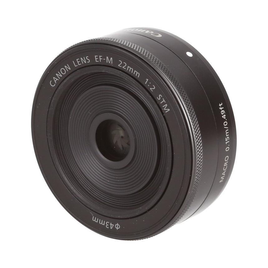 Canon EF-M22mm F2 STM グラファイト 【AB】
