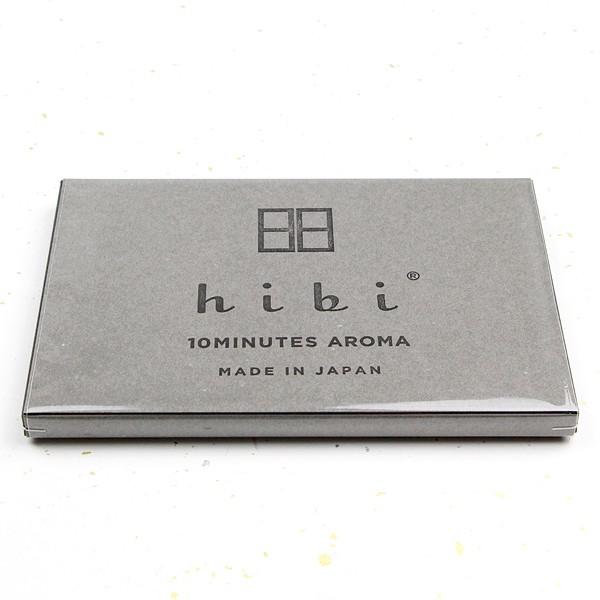 お香 アロマ 香り 癒し hibi マッチ 5種類 ギフトボックス プレゼント 贈答品 10MINUTES AROMA 専用マット付　神戸マッチ｜sanpoudo｜02