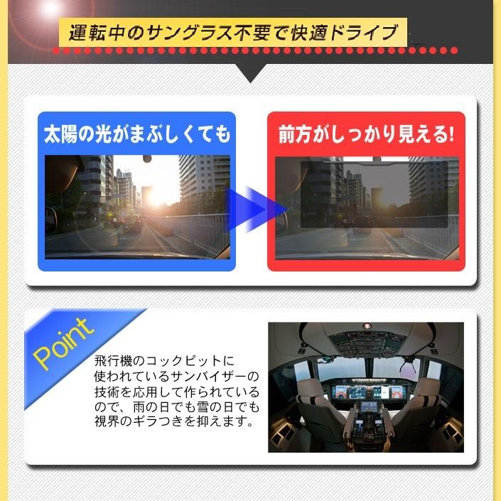 カーバイザー 車用サンバイザー 日差しの悩みを軽減  サンバイザーに取り付けるだけで装着も簡単！日本語取扱説明書付き｜sanpouyosi-store｜02