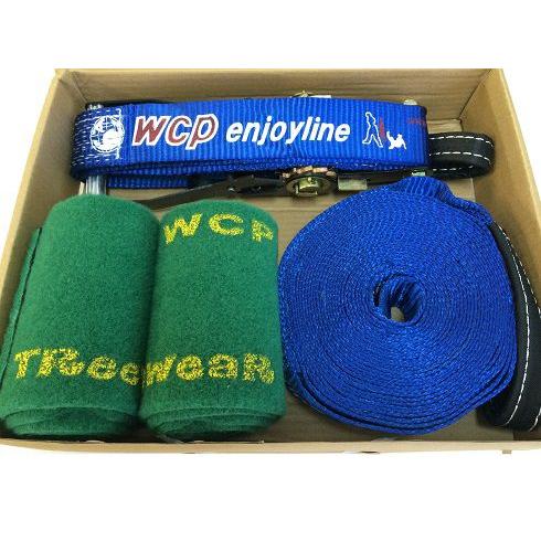 【スラックライン】 【WCP slackline】新商品 enjoyline 12m （ツリーウェア付）綱渡り  新発売セール｜sanpouyosi-store｜03