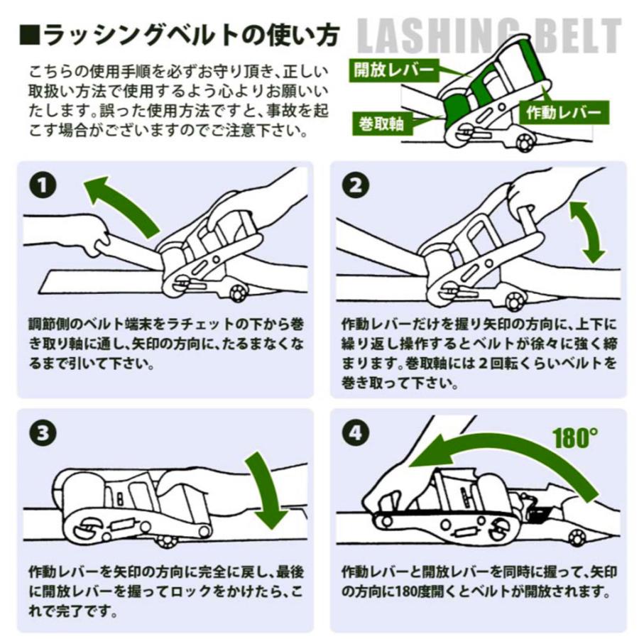2pcsセット ラッシングベルト フック 耐荷重5t ベルト幅50mm 2pcsセット ラッシングベルト フック 耐荷重5t ベルト幅50mm