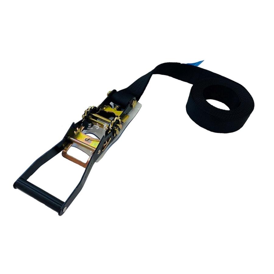 三方良し 2pcsセット 黒 ベルト荷締め機エンドレスタイプ幅50mm長さ