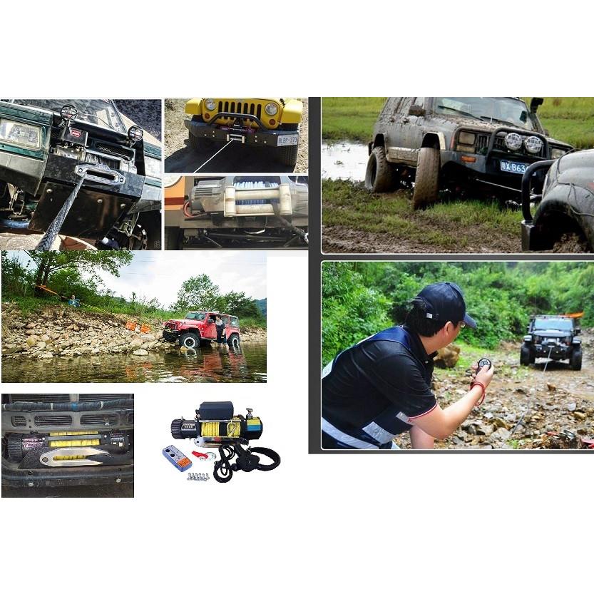 6ヶ月保証】電動ウインチ DC12V 13000LBS(5897kg)軽量 6ヶ月保証】電動ウインチ DC12V 13000LBS(5897kg)軽量