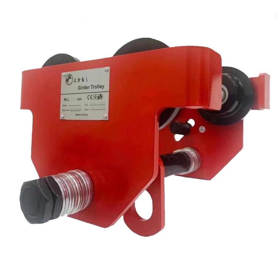 赤【三方良し】手動用プレントロリ1t プレントロリー PT1TON H鋼吊り