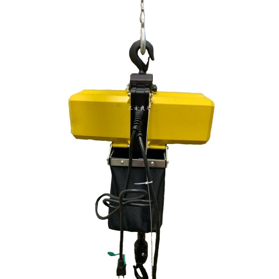 三方良し 小型電気チェーンブロック 定格荷重500kg (揚程4m)単 三方良し 小型電気チェーンブロック 定格荷重500kg (揚程4m)単