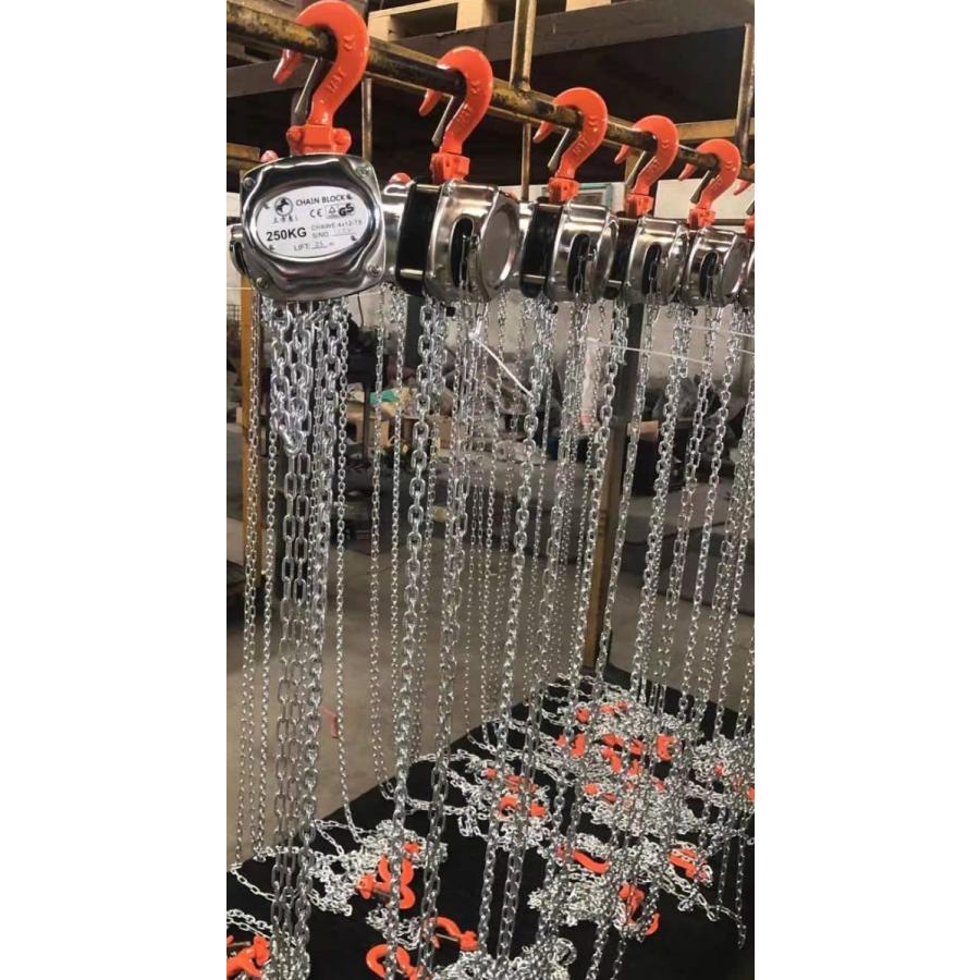 三方良し 手動式チェーンブロック0.25ton 荷重250kg チェーン 三方良し 手動式チェーンブロック0.25ton 荷重250kg チェーン