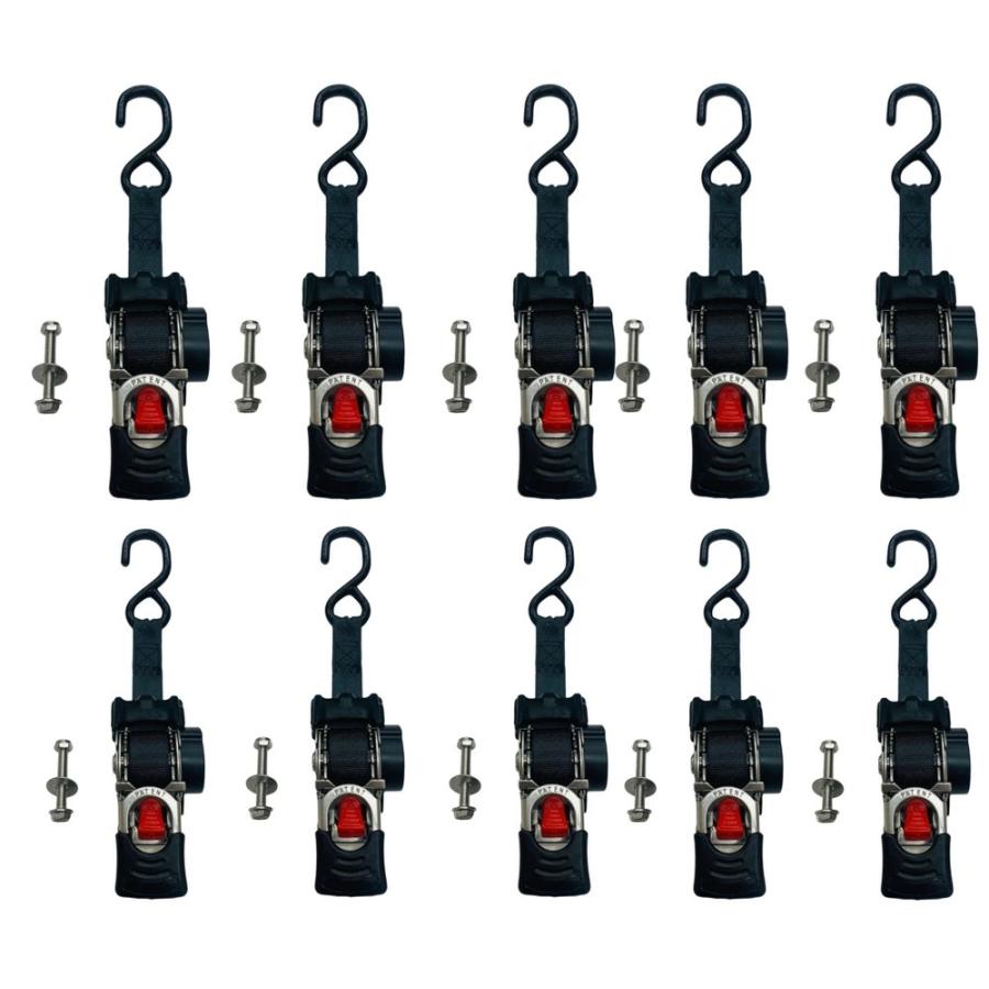 10個 ステンレスランサムタイダウン 25mm1.8m トランサムタイ 10個 ステンレスランサムタイダウン 25mm1.8m トランサムタイ