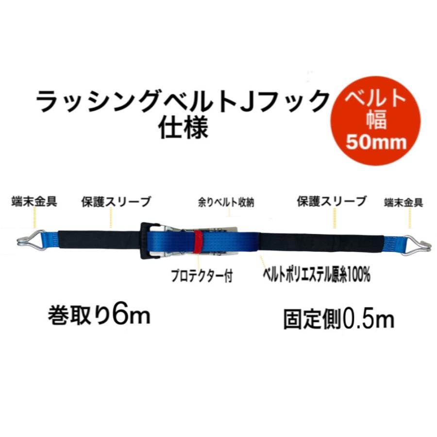 新タイプ 10本 ラッシングベルト フック 幅50mm 破断荷重5000kg 新タイプ 10本 ラッシングベルト フック 幅50mm 破断荷重5000kg