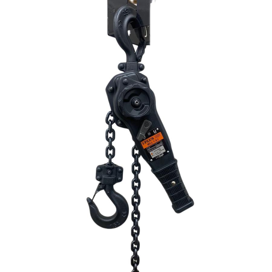 i-PLUS 4個レバーホイスト 1.6t 1.5m 1600kg 黒 チェーン