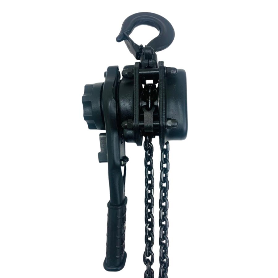 i-PLUS 4個レバーホイスト 1.6t 1.5m 1600kg 黒 チェーン