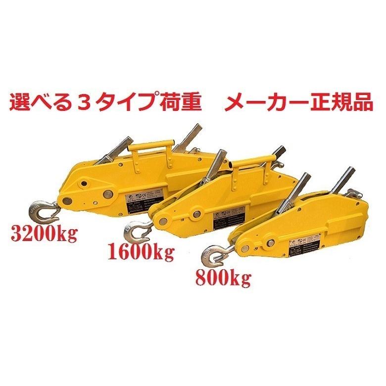 6ヶ月保証】【新型新入荷】ハンドウインチ3200kg 万能携帯ウインチ