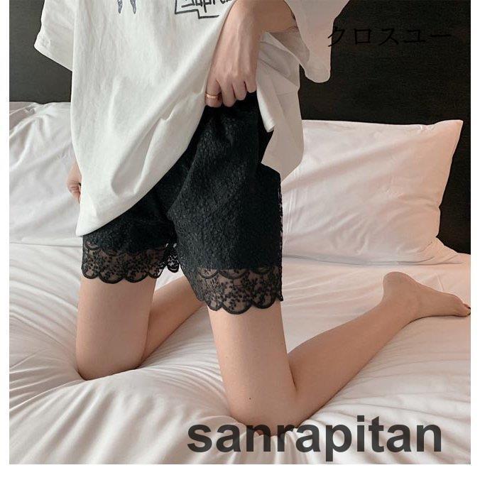 ボーダーパンチラ ブランド登録なし ショートパンツ パンチラ防止 レディース インナーパンツ レースパンツ 白 部屋着 短パン ゆったり 肌着 ショーパン  アンダーウェア 重ね着 : サンラびったん - 通販 - Yahoo!ショッピング