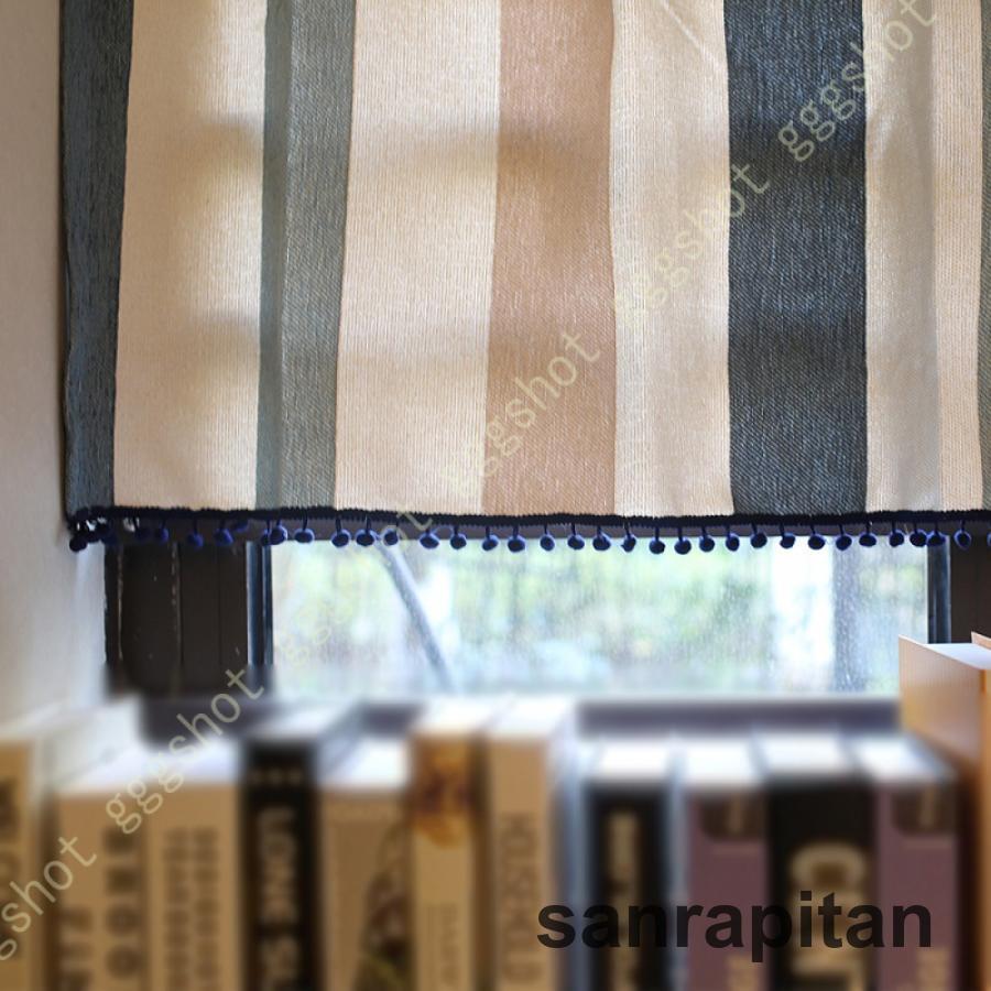 のれん ショート丈 カフェカーテン 短い 小窓用 暖簾 レトロ 遮