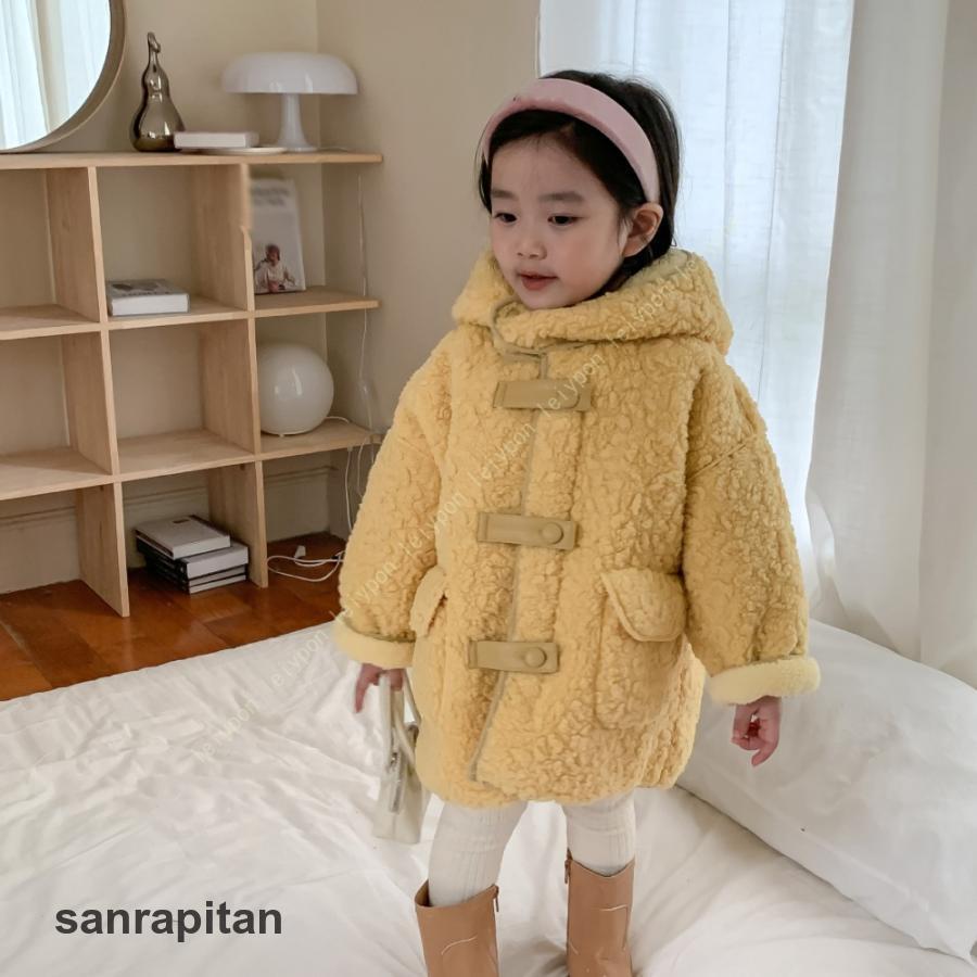 キッズ フリースジャケット ボアジャケット 女の子 ボアコート 子供服  