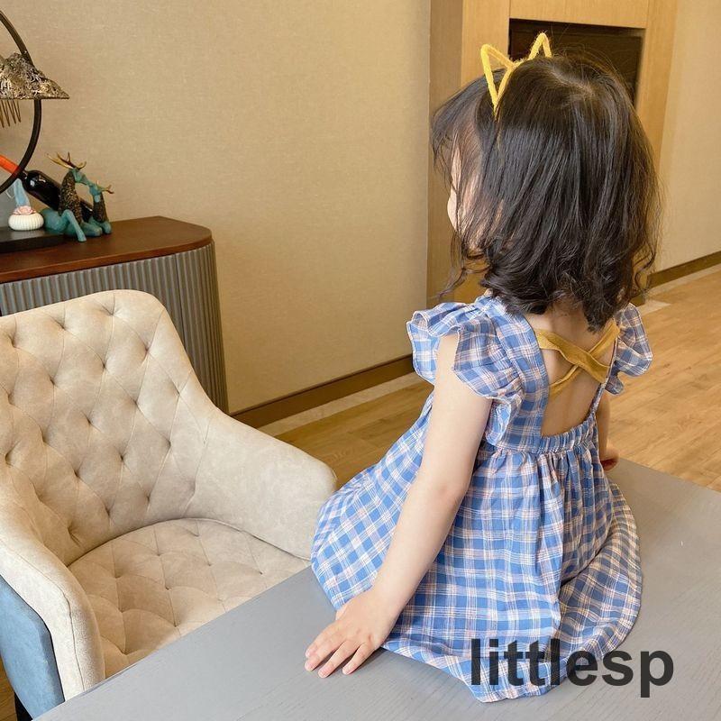 クロスバックワンピース キッズ 子供 バックシャン 背中開き クロスバックワンピース キッズ 子供 バックシャン 背中開き