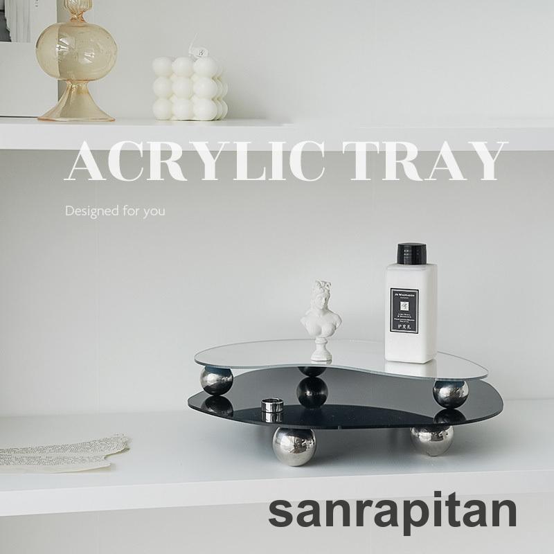 トレイ 脚付き インテリアトレイ トレー 小物置き プレート トレイ 脚付き インテリアトレイ トレー 小物置き プレート