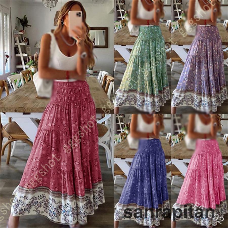 花柄スカート ロング スカート レディース 上品 おしゃれ 森 花柄スカート ロング スカート レディース 上品 おしゃれ 森