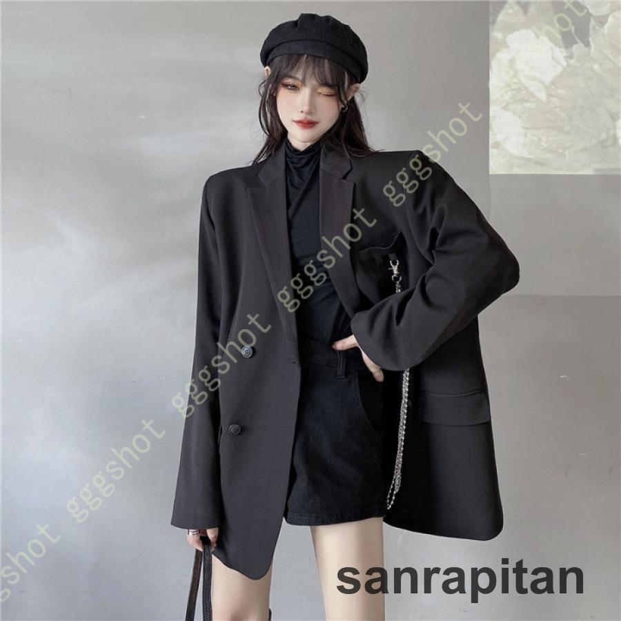 新品☆S黒系無地ケープ風ジャケットおしゃれスーツ♪お仕事・通勤〇D389 テーラードライトジャケット・裏地なし（ブラック） -WWSワーク