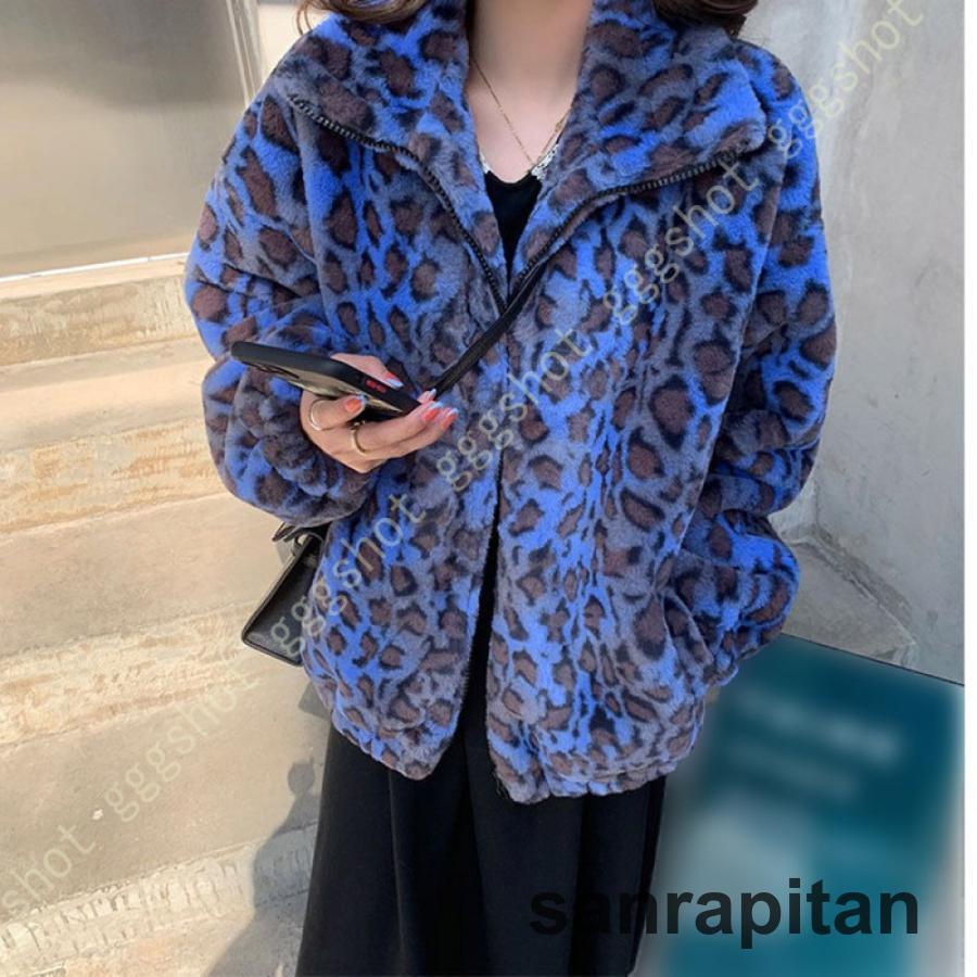 ボア ボアコート レディース ボアジャケット レオパード 柄