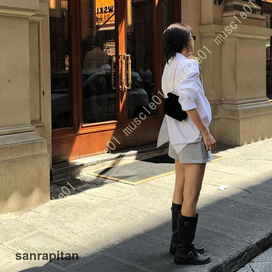 ロングブーツ ブラック 黒 ブラウン 茶 男女兼用 牛革 本革