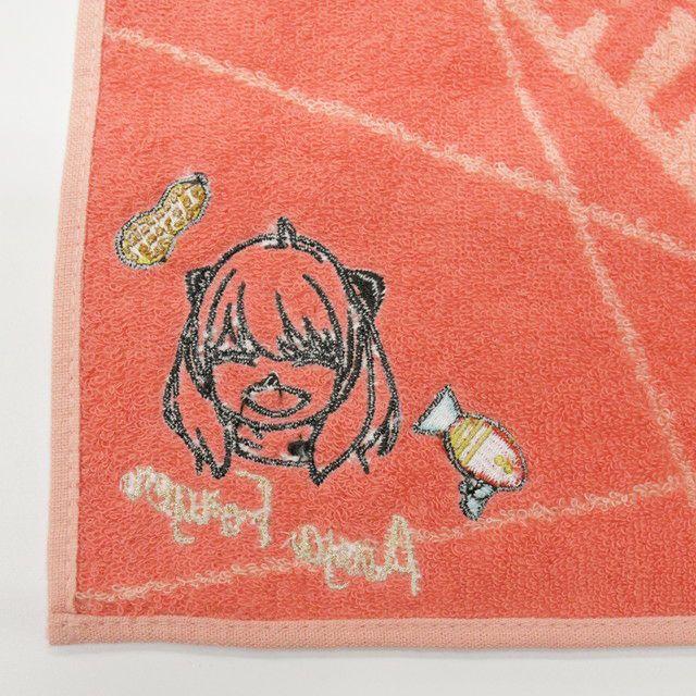 ［希少］ANYA HINDMARCH ANYA MART ミニタオル ハンカチ 丸眞 SPY FAMILY スパイファミリー アーニャ ミニタオル(2) タオル