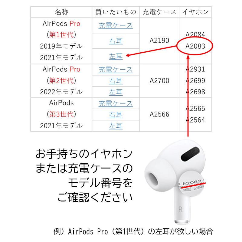 Apple AirPods Pro ◇左耳のみ◇ 片耳 純正 MLWK3J/A 年モデル