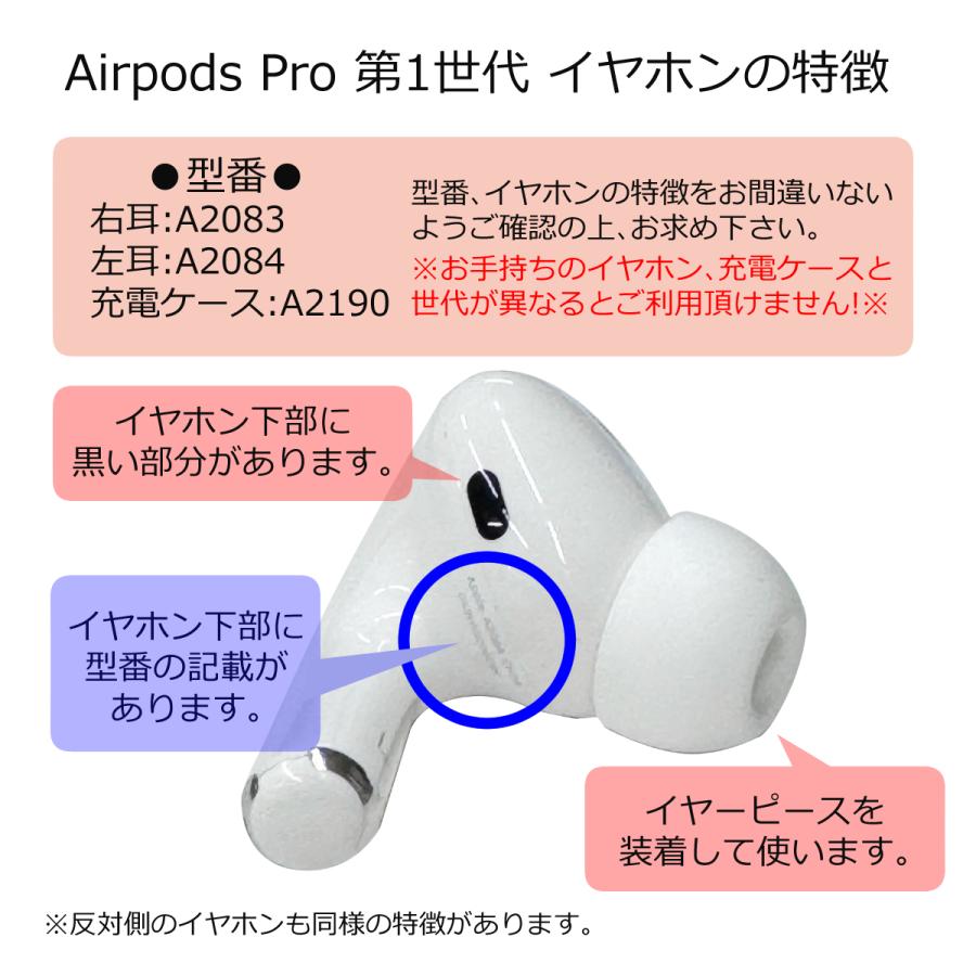 Apple 第1世代 左耳のみ AirPods Pro 片耳 純正 MLWK3J/A 2021年 Apple 第1世代 左耳のみ AirPods Pro 片耳 純正 MLWK3J/A 2021年