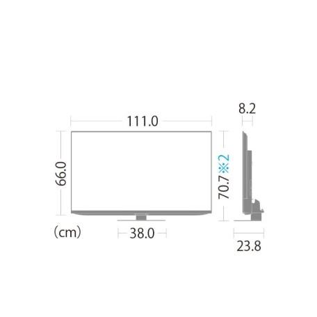 AQUOS 4K SHARP シャープ XLED GP2/mini LEDテレビ 液晶テレビ 50V型