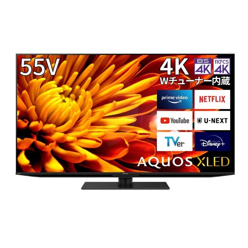 AQUOS 4K 新品 シャープ 55V型 テレビ XLED 4T-C55EP1 mini LED 量子