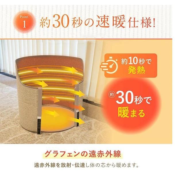 スリム　パネルヒーター 温度設定 タイマー付　リモコン付 星岡商事 7Life パネルヒーター（リモコンタイプ） A38-001 グレー系