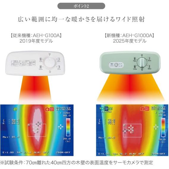 アラジン（Aladdin） 電気ストーブ 遠赤グラファイトヒーター 1000W