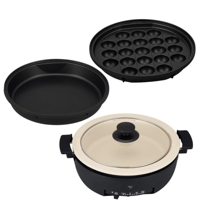 ZOJIRUSHI 象印　グリル鍋　［あじまる］　ep-fs30-ba 象印（ZOJIRUSHI） グリルなべ あじまる 3枚タイプ コンパクト 土鍋風