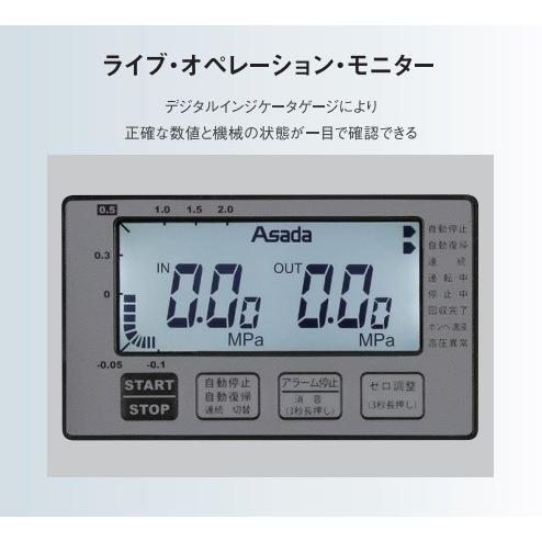アサダ アサダ フロン回収装置 エコセーバー隼 -HAYABUSA