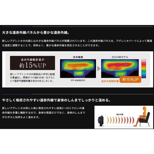 CORONA（コロナ） CORONA FF式輻射ストーブ アグレシオ [木造18畳まで