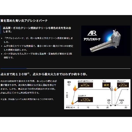 CORONA（コロナ） CORONA FF式輻射ストーブ アグレシオ [木造18畳まで